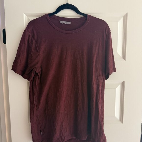 Smartwool Classic All-Season Merino T-Shirt, Size Medium - Heather Garnet - Picture 1 of 2